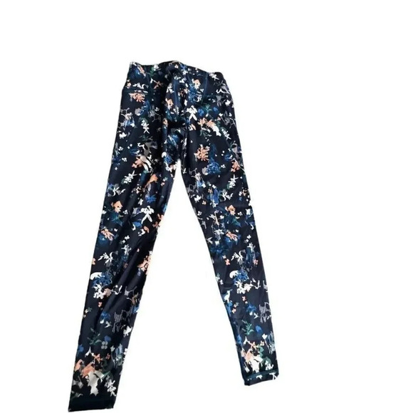 Sweaty Betty Power Full Length Legging Size Small blue abstract floral print - Picture 3 of 7